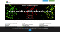 Desktop Screenshot of elifesciences.org